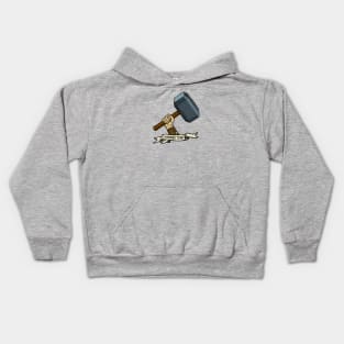 Thor Hammer Time Tattoo Kids Hoodie